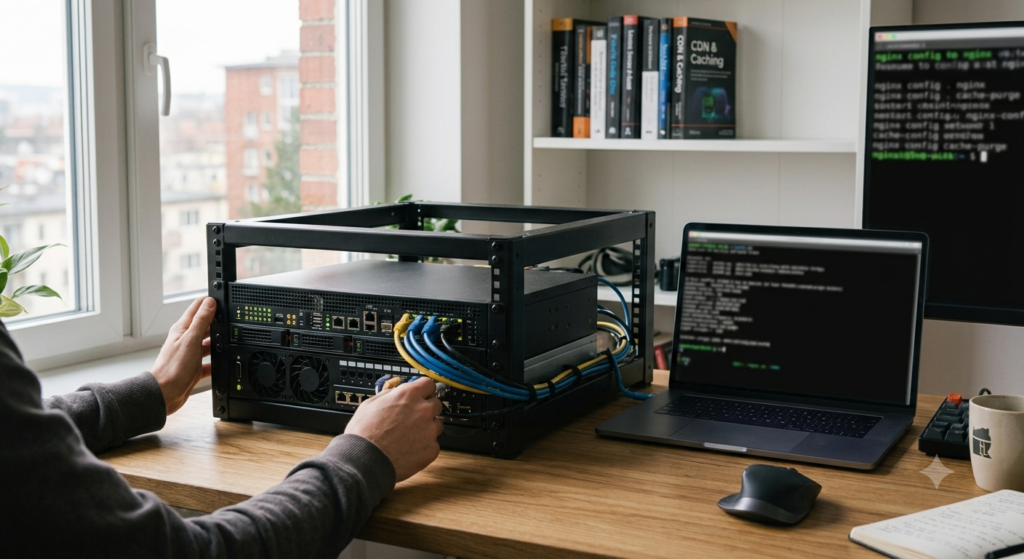 server caching CDN setup for static website speed and Core Web Vitals