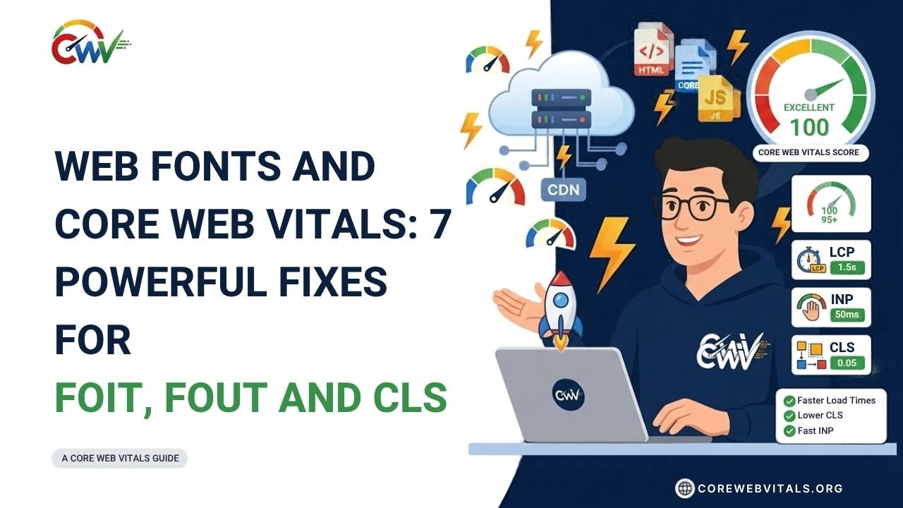Web Fonts and Core Web Vitals: 7 Powerful Fixes for FOIT, FOUT and CLS